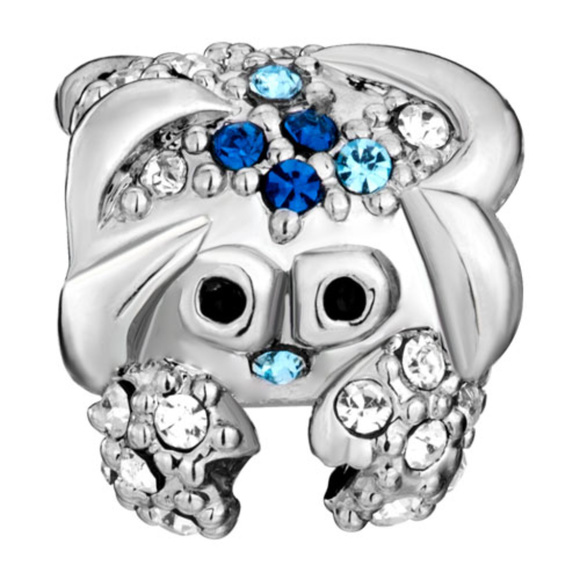 FREE S/H Pugster Stunning Swarovski CZ Crystal Crab Charm - Fits Pandora - Picture 2 of 3
